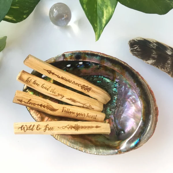 "Guidance" Etched Palo Santo