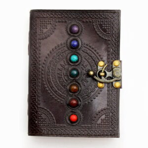 Chakra Stone Leather Journal