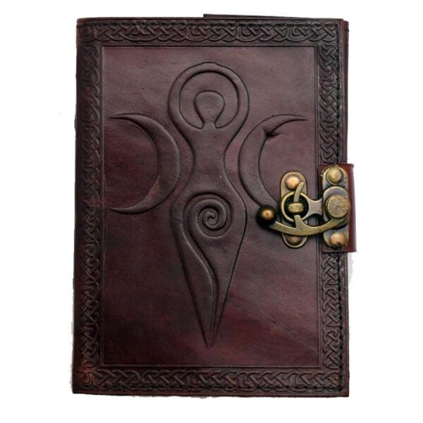 Maiden Mother Moon Leather Journal