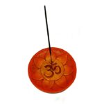 OM Flat Incense Burner
