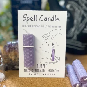 Spell Candle - Purple
